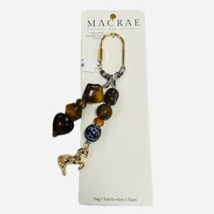 NWT ⚜️🤎⚜️ MACRAE & Co. Beautiful Horse Key Chain Bag Charm